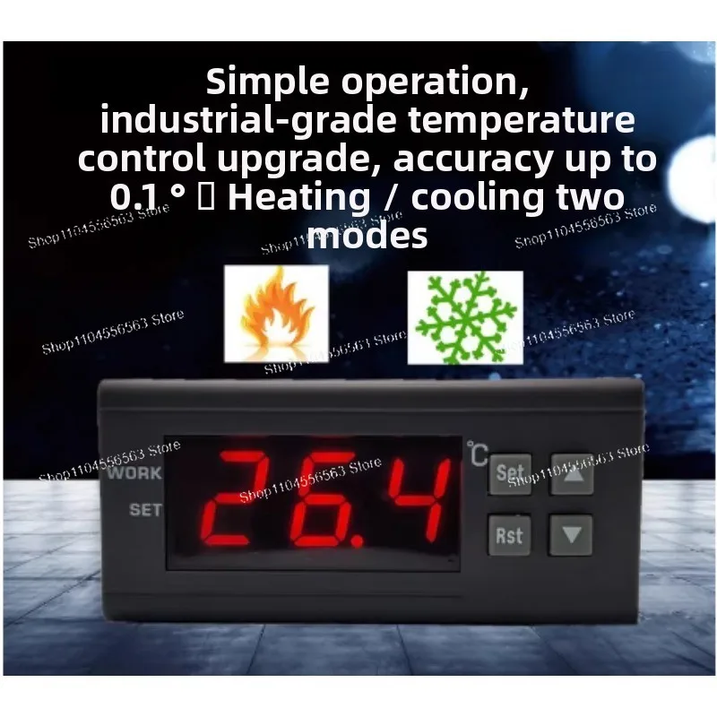 

Oven Digital Temperature Controller - 220V/110V/24V/12V Thermostat Control Device