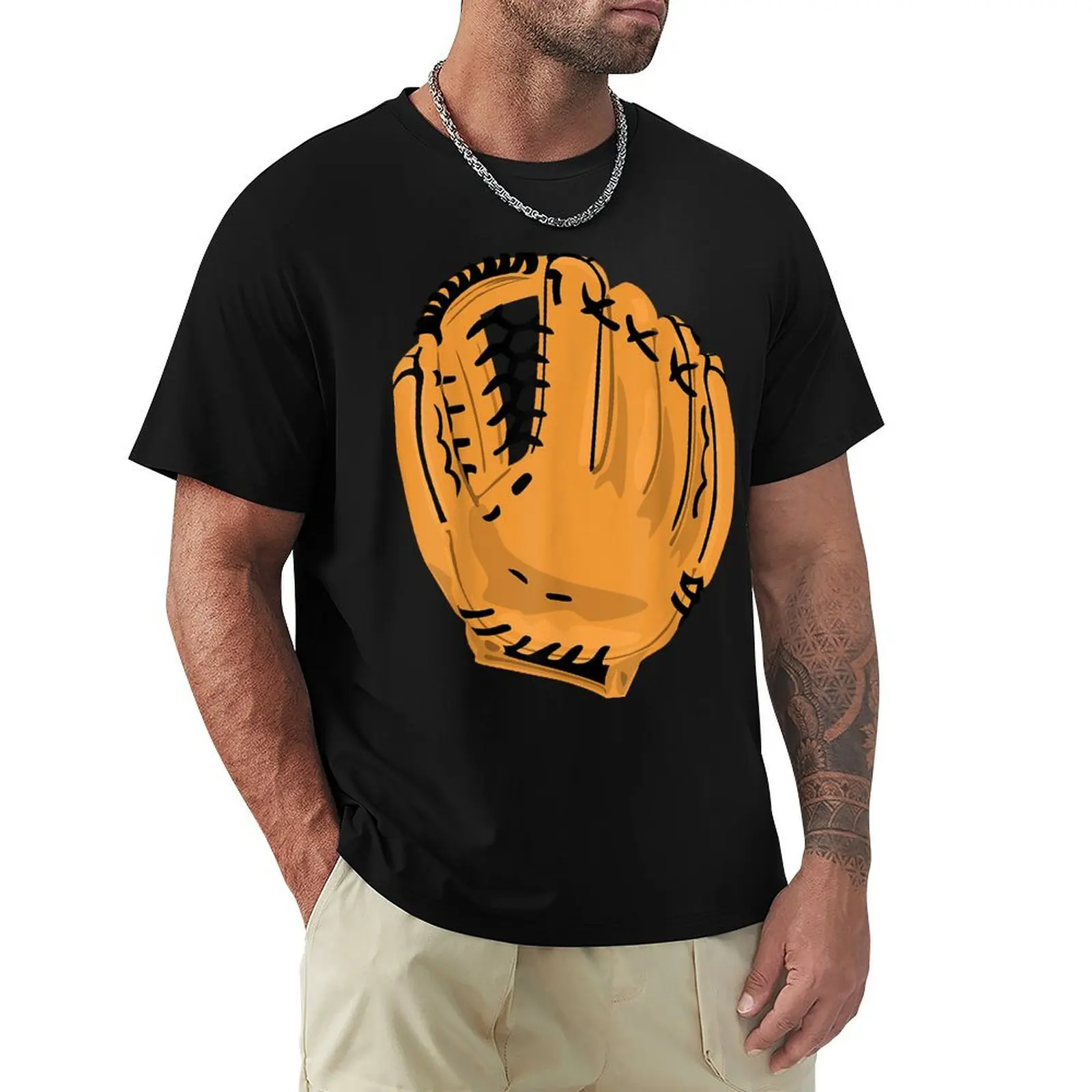 Baseball Glove Mitt Costume Fielding First Base T-Shirt summer clothes new edition mens graphic t-shirts big and tall