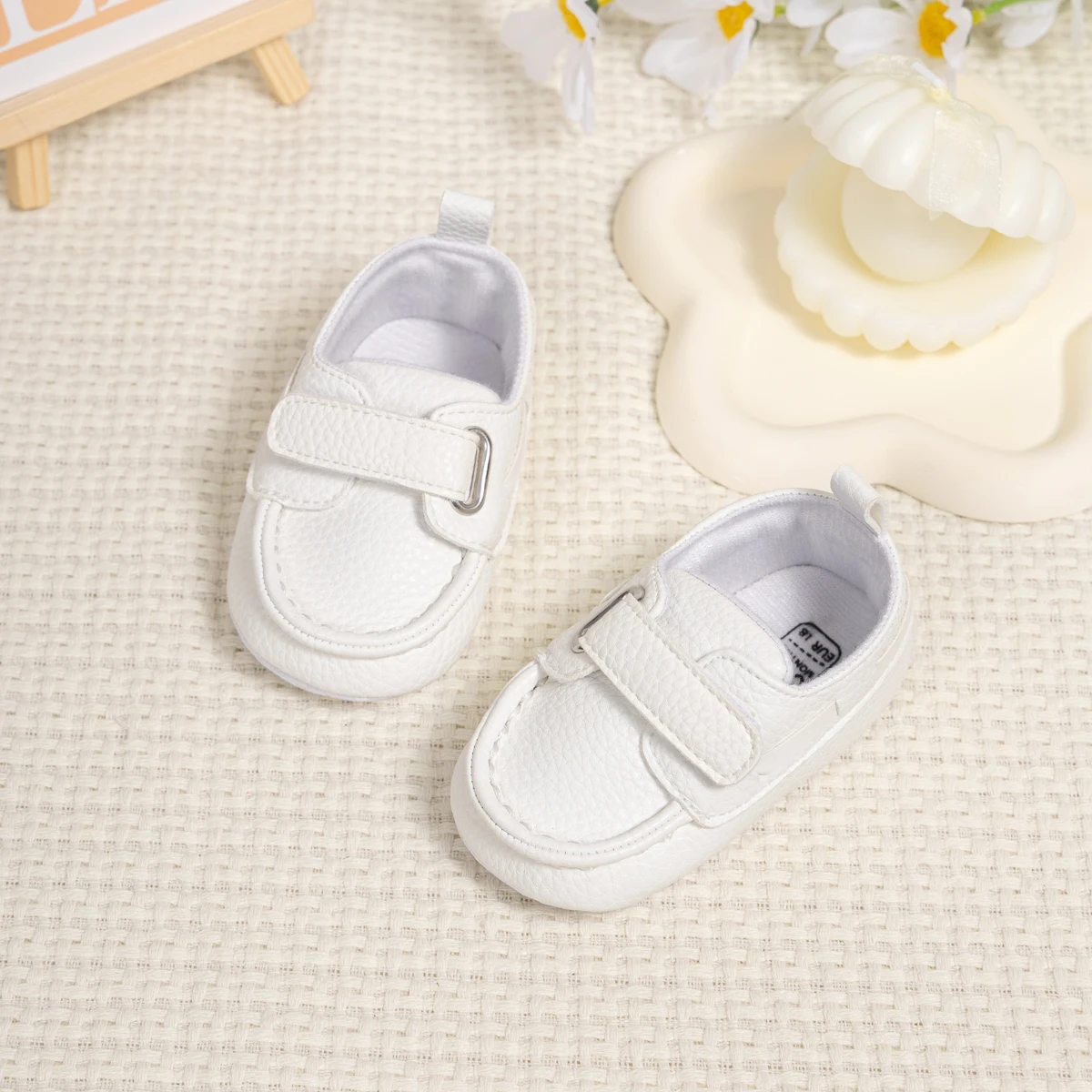 أحذية جلدية للأولاد والبنات ، مانعة للإنزلاق ، ناعمة ، كاجوال ، حديثي الولادة ، مشايات أولى ، جديدة ، من 0 إلى 18 سنة #2