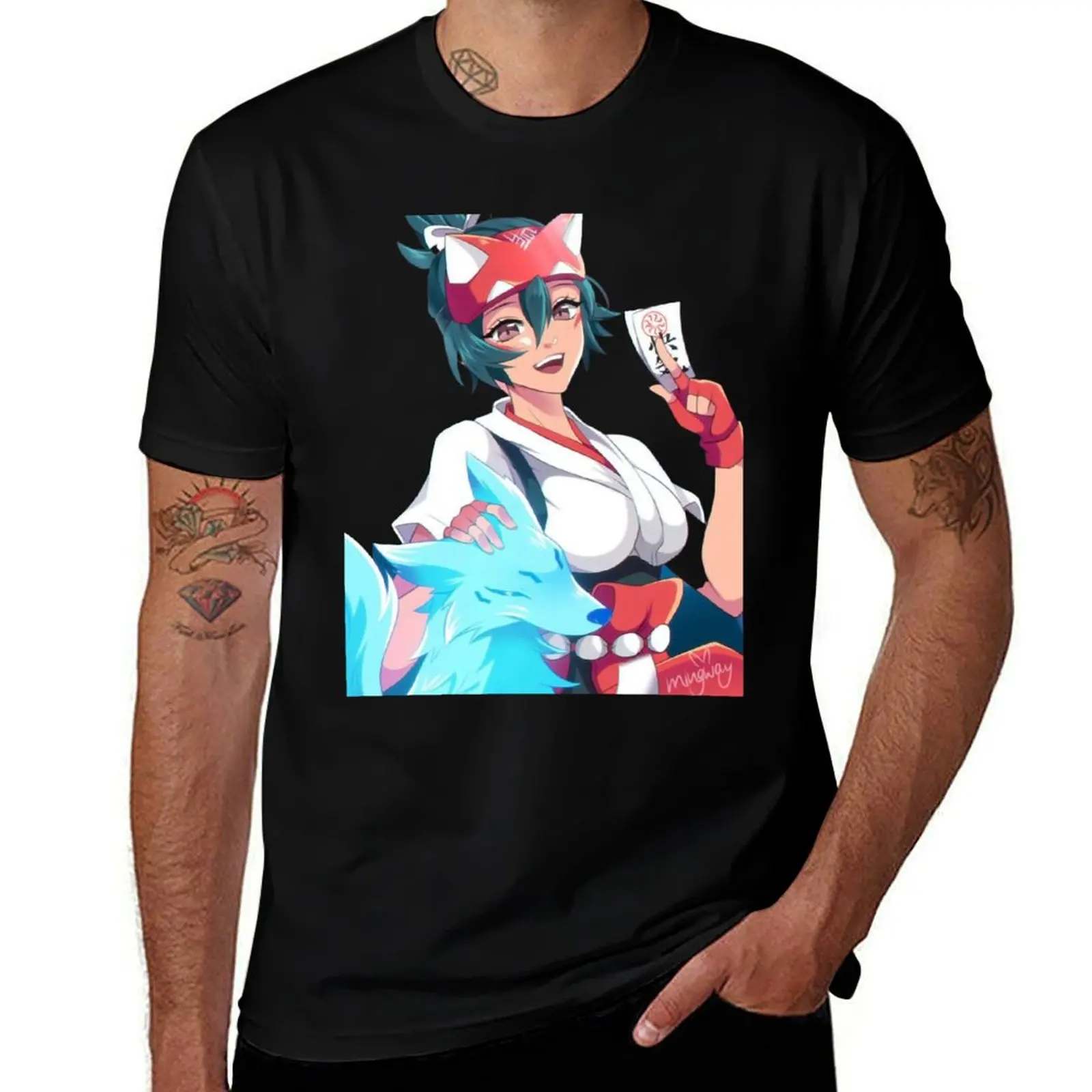 

Kiriko T-Shirt t shirts for man pack cotton man t shirts cotton essential t shirt T-Shirt