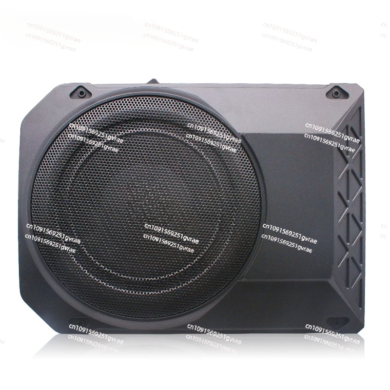 10-Inch car audio modified small steel cannon 12V active high-power ultra-thin car subwoofer