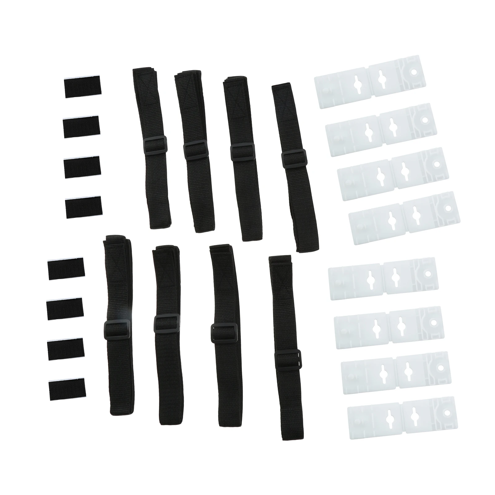 Kit Di Fissaggio Per Copertura Solare Per Piscina, Kit Universale Di Cinghie Per Copertura Solare Per Piscina Interrata Inclusi 8 Cinghie In Nylon 8 Piastre Per Cavi 8 Fibbie 92116768