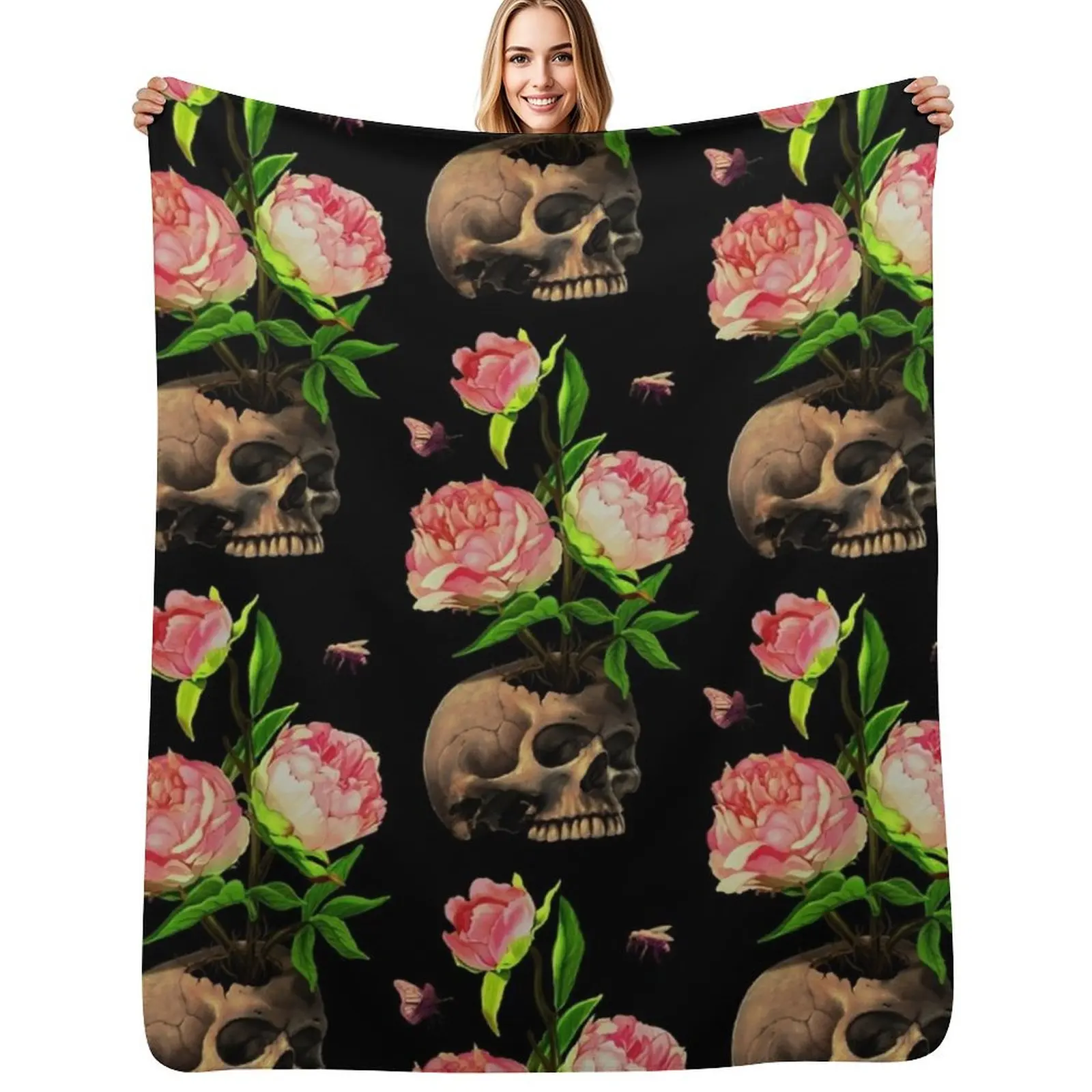 

Rebirth Throw Blanket Multi Purpose Soft Warm Blanket for Home Travel