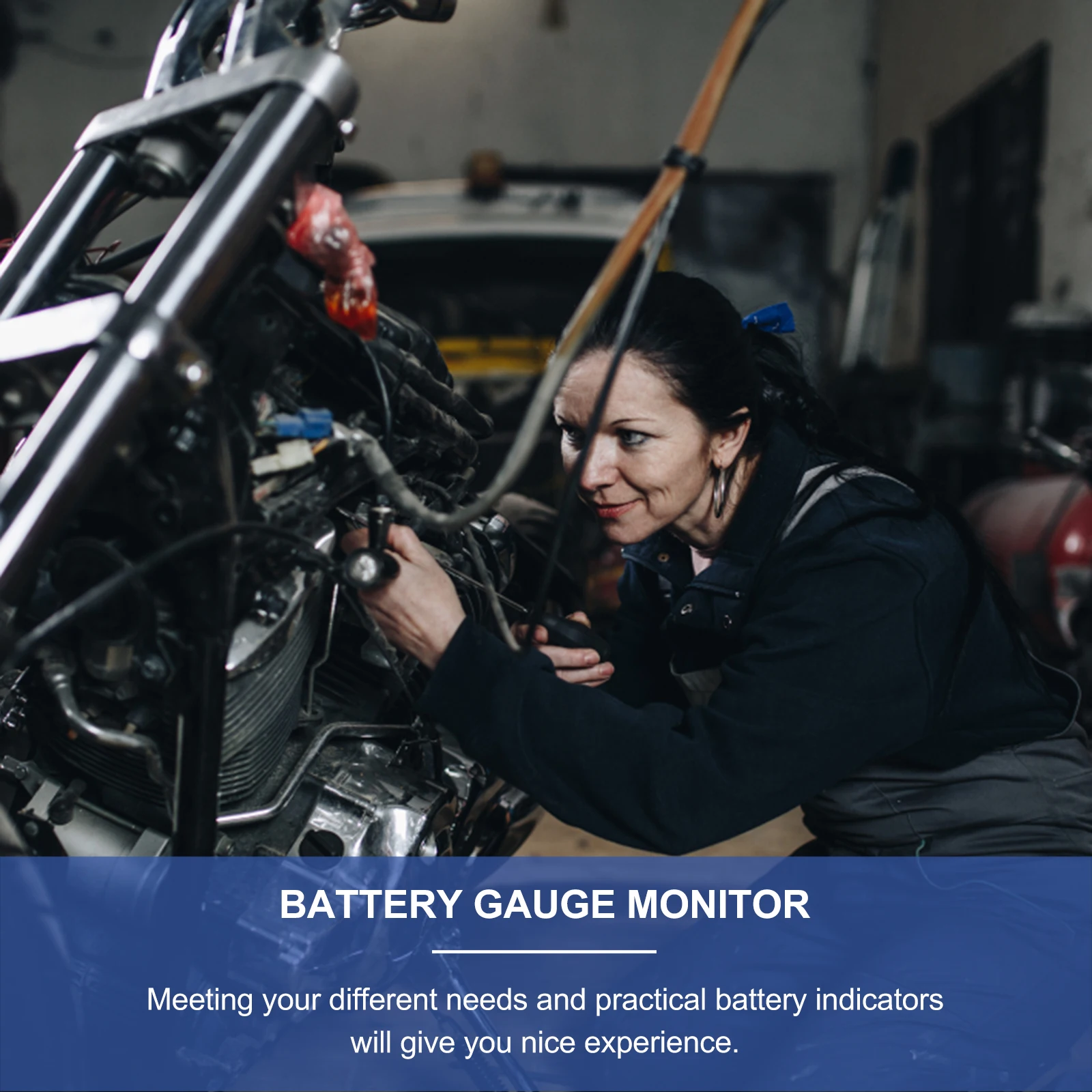 

Indicator Charge Status Capacity Monitor Level Display Plastic Gauge Voltage Level Indicator Capacity Monitor Tool Parts