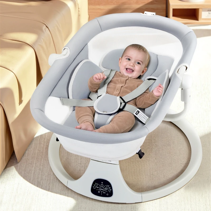 Baby Swing Electric Cradle Bed for Infants,Infant Rocking Chairs with 3 Speeds,10 Lullabies,Electric Swings for Baby, Indoor Use