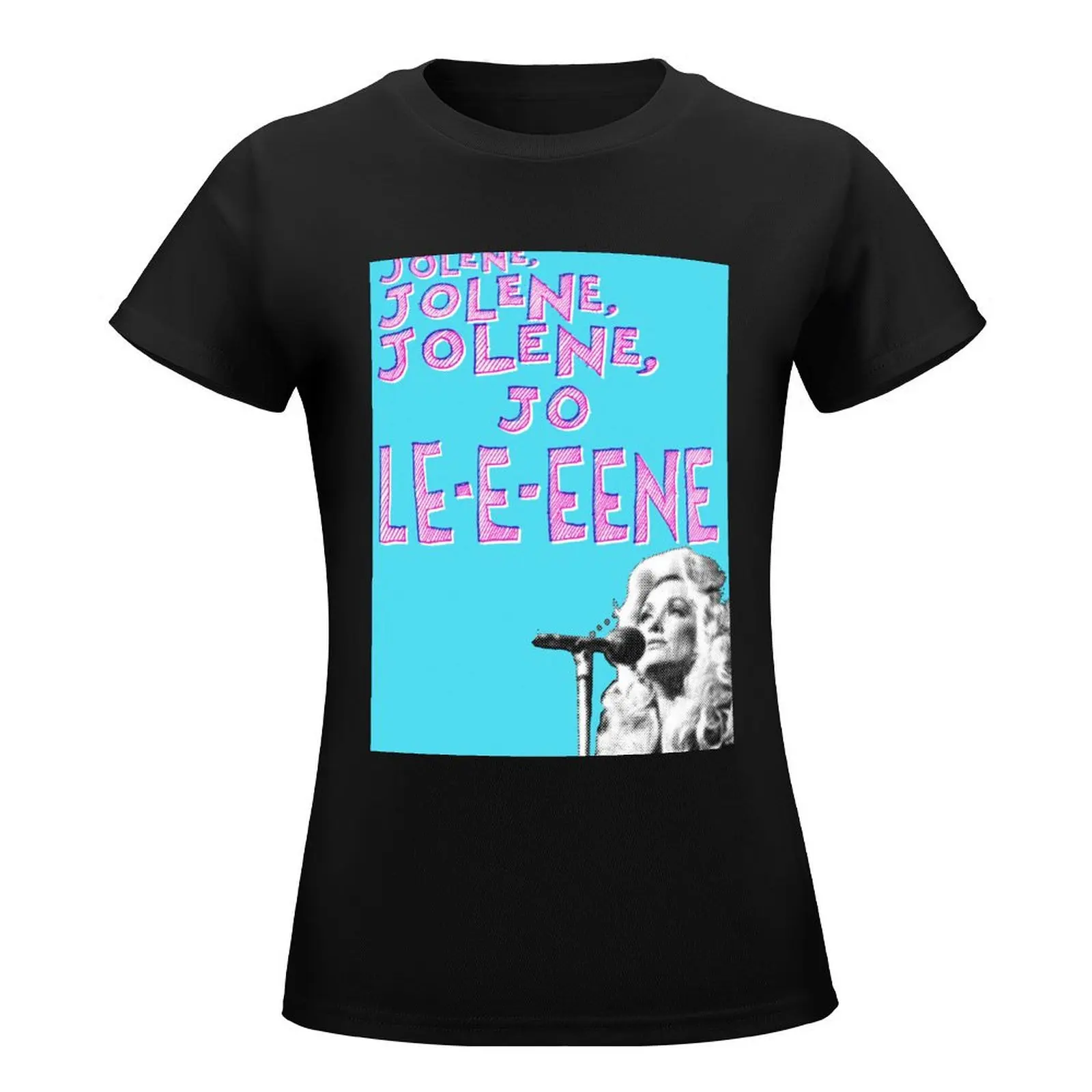 Dolly Parton Jolene T-Shirt vintage clothes Aesthetic clothing animal print shirt for girls tops for Women