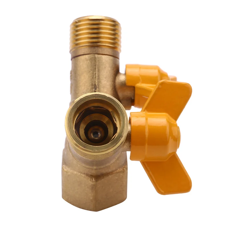 

ABGG-3X 2 Way 1/2 Inch Faucet Adapter Outside Garden Irrigation Tap Adapter And Hose Divider