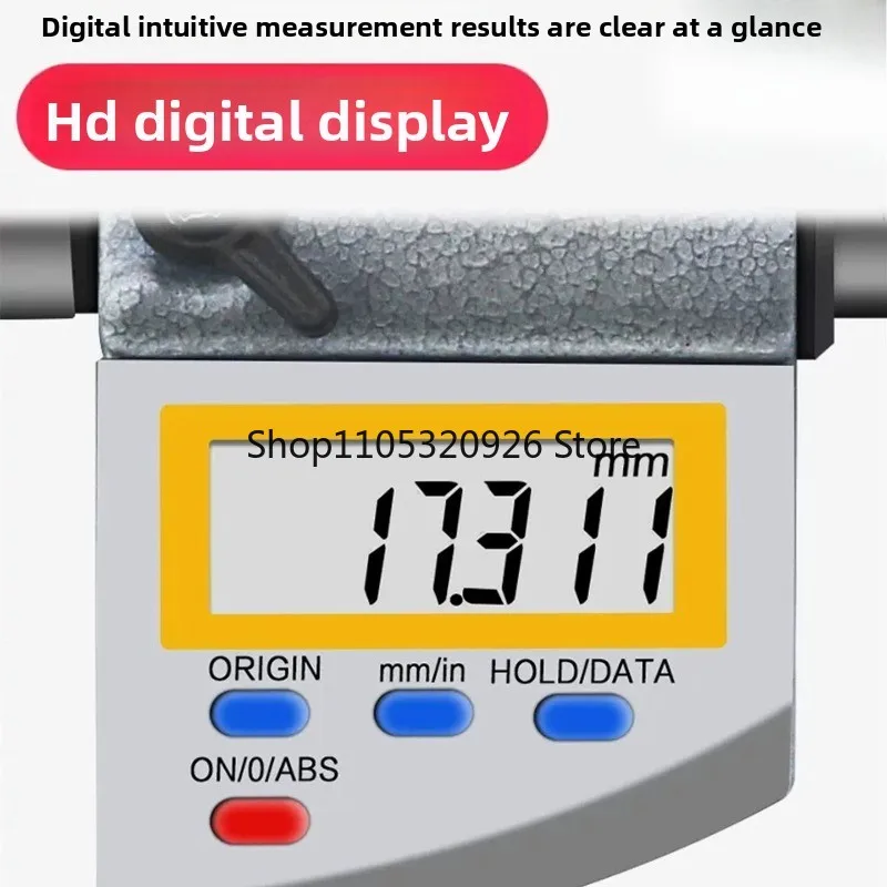 0.001mm Measurement IP65 high-precision micrometros stainless steel Depth gauge depth micrometer micrometer digital