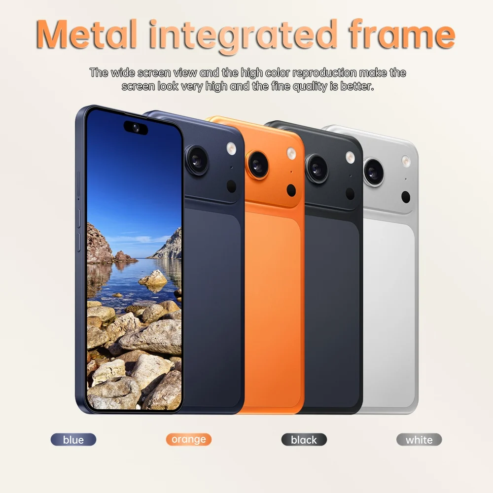 K-Touch Mobile Phones A17 Pro Max Android 15 Cell Phone 7.3 Inch Smartphone 16+48MP Camera 5G Dual Card Dual Standby 7800mAh Global Version Cellphones