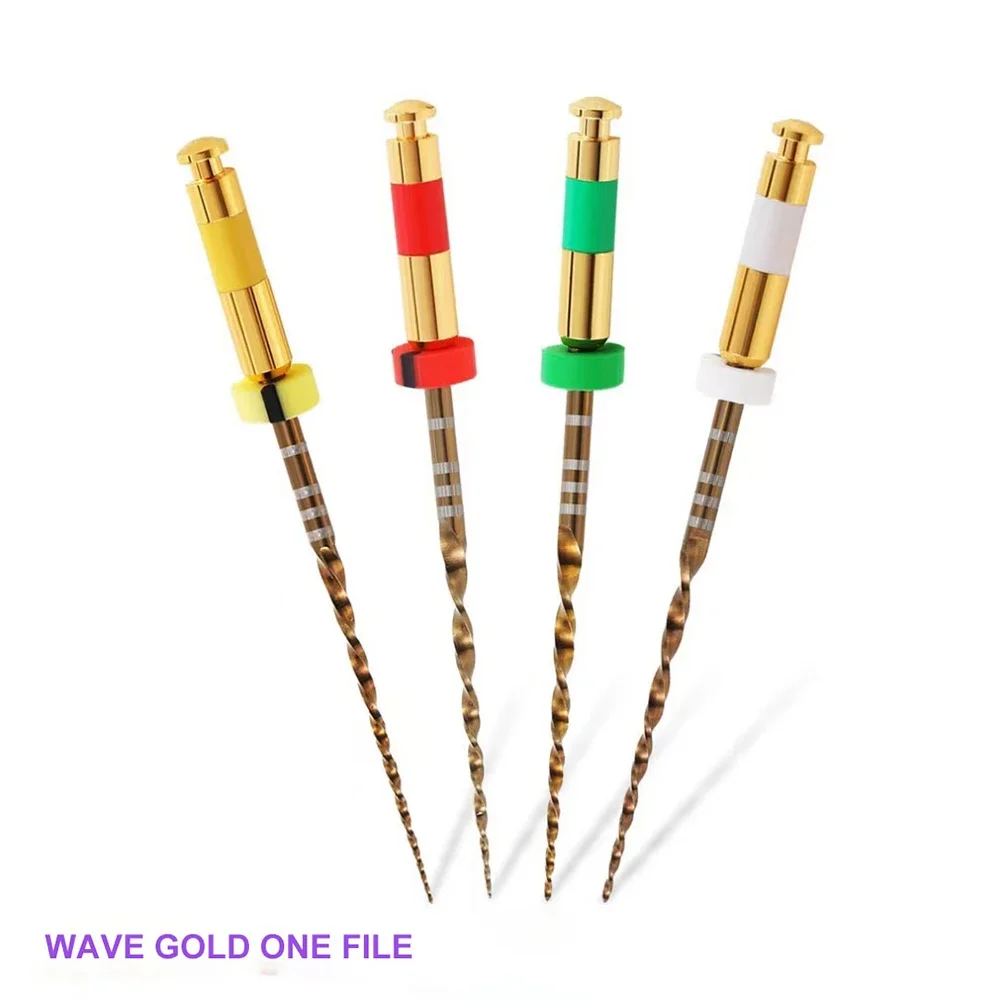 

Dental Wave Gold One Files 6pcs/pack Reciprocational Large Primary Files Rotary Dental Endo NITI File Endodontic Dental Files