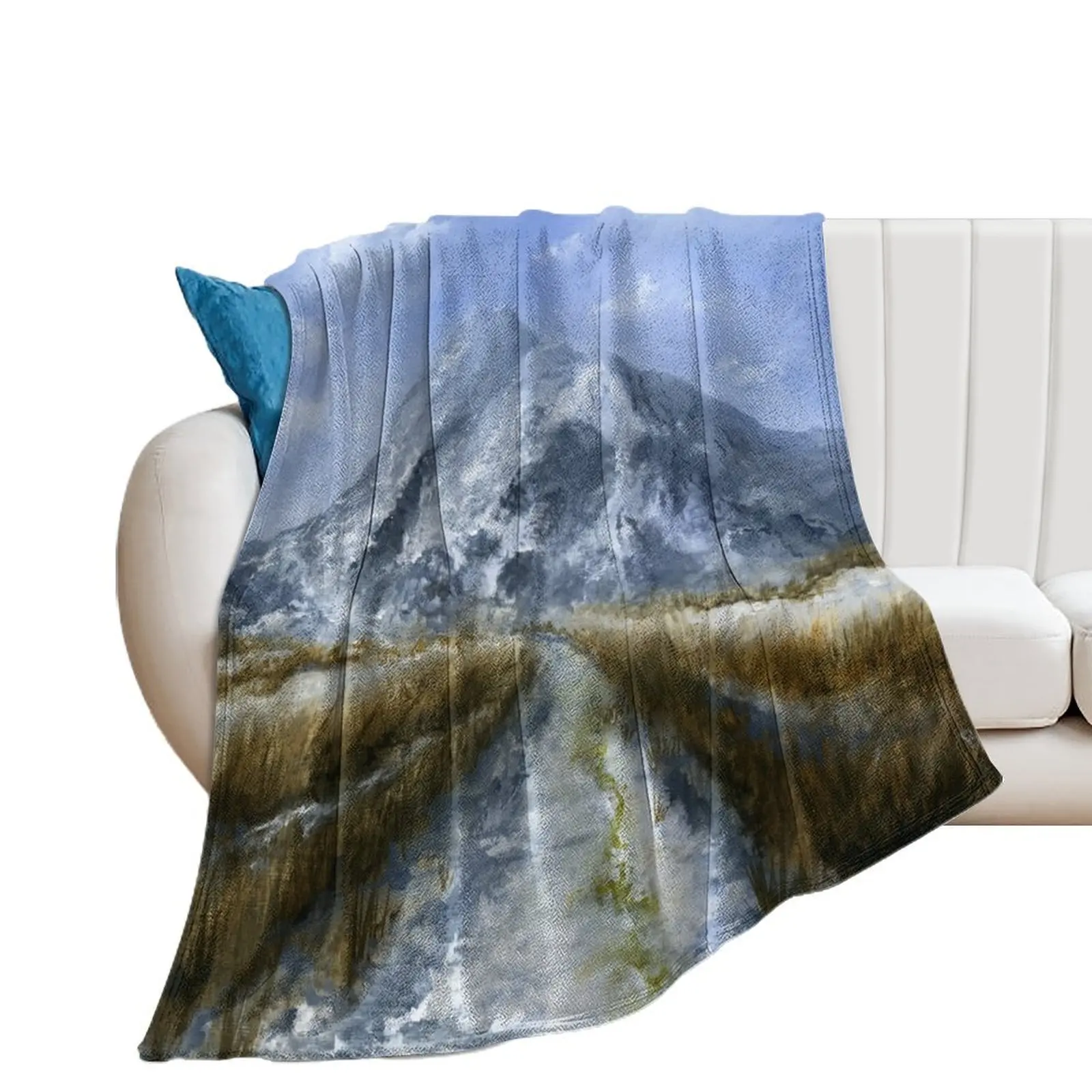 

Moel Siabod In Winter - Capel Curig Throw Blanket Sofa Throw Beautifuls Beach Fashion Sofas Blankets