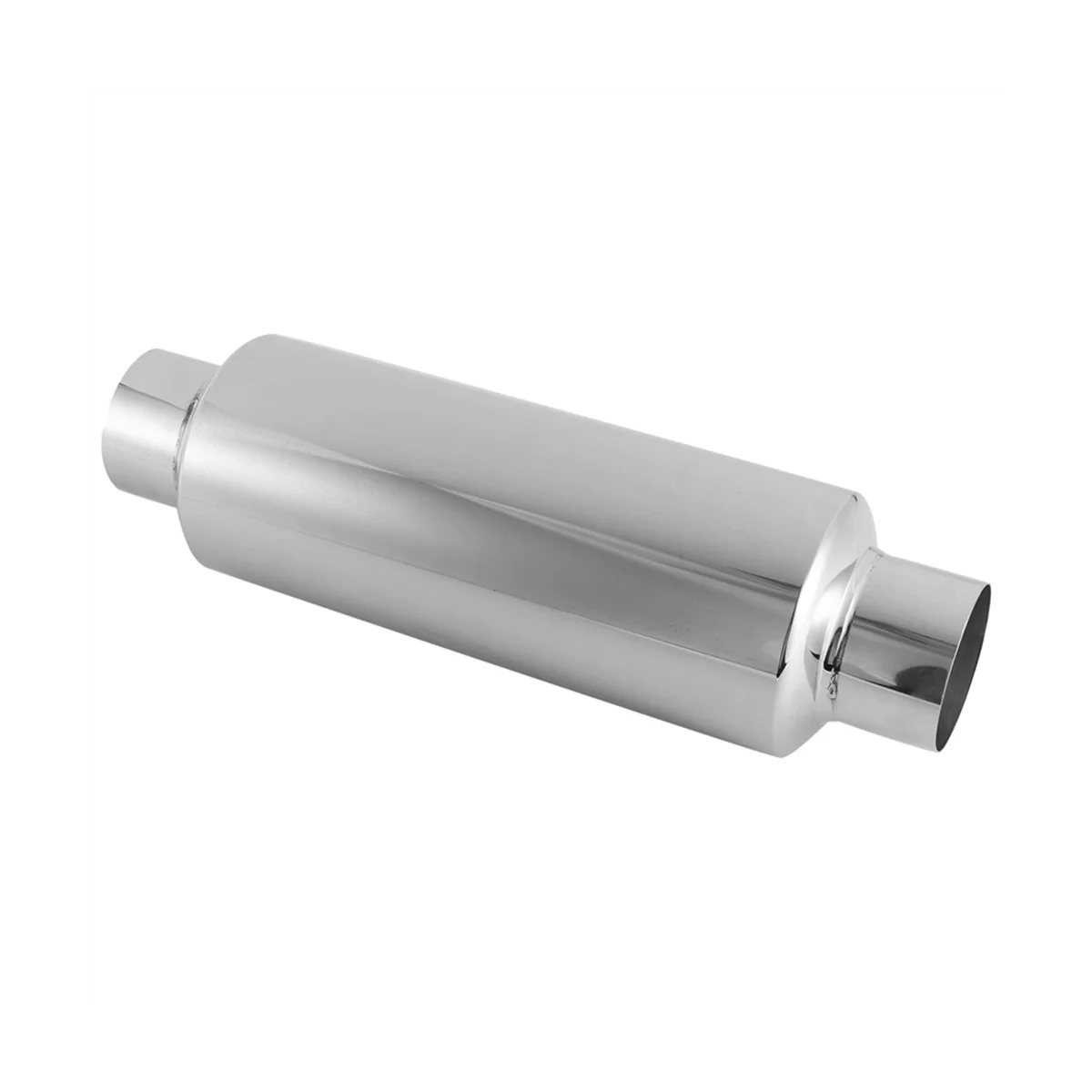

2PCS Car Exhaust Muffler 2.5 Inch Inlet Stainless Steel Universal Resonator 12 Inch Long Performance