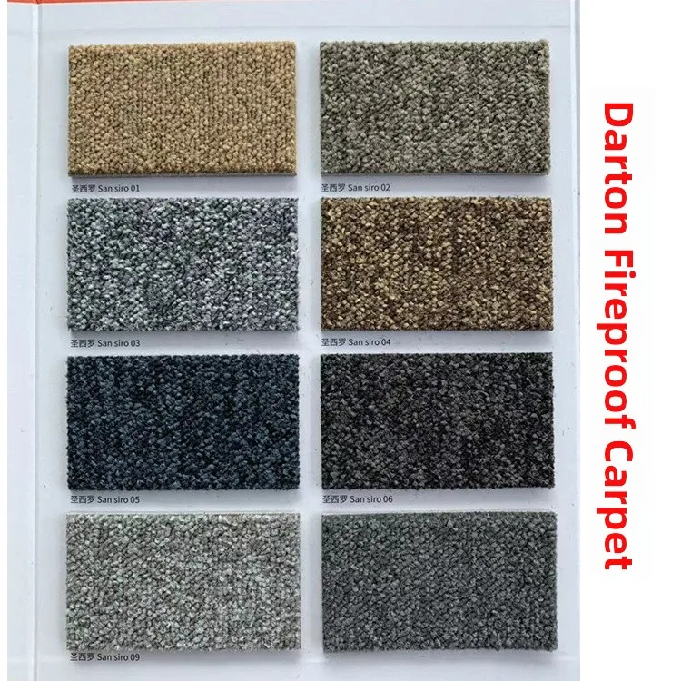 

Огнестойкий ковер Doulton в современном стиле, нейлоновый, серый, с ПВХ-основой, 500x500 мм, для гостиной, спальни, коммерческого использования