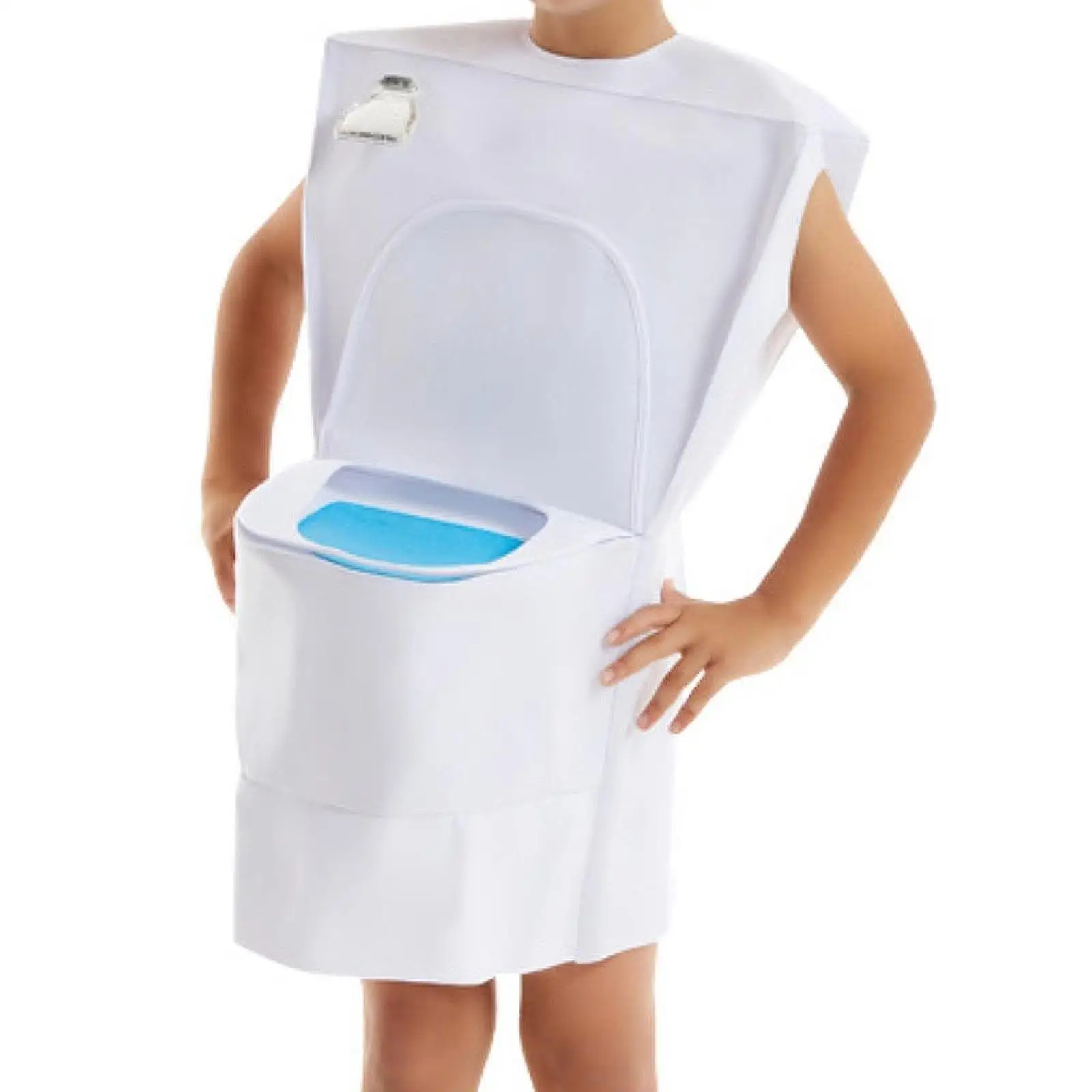 Kids Toilet Costume Halloween Portable Roles Play Decoration Lightweight Cosplay