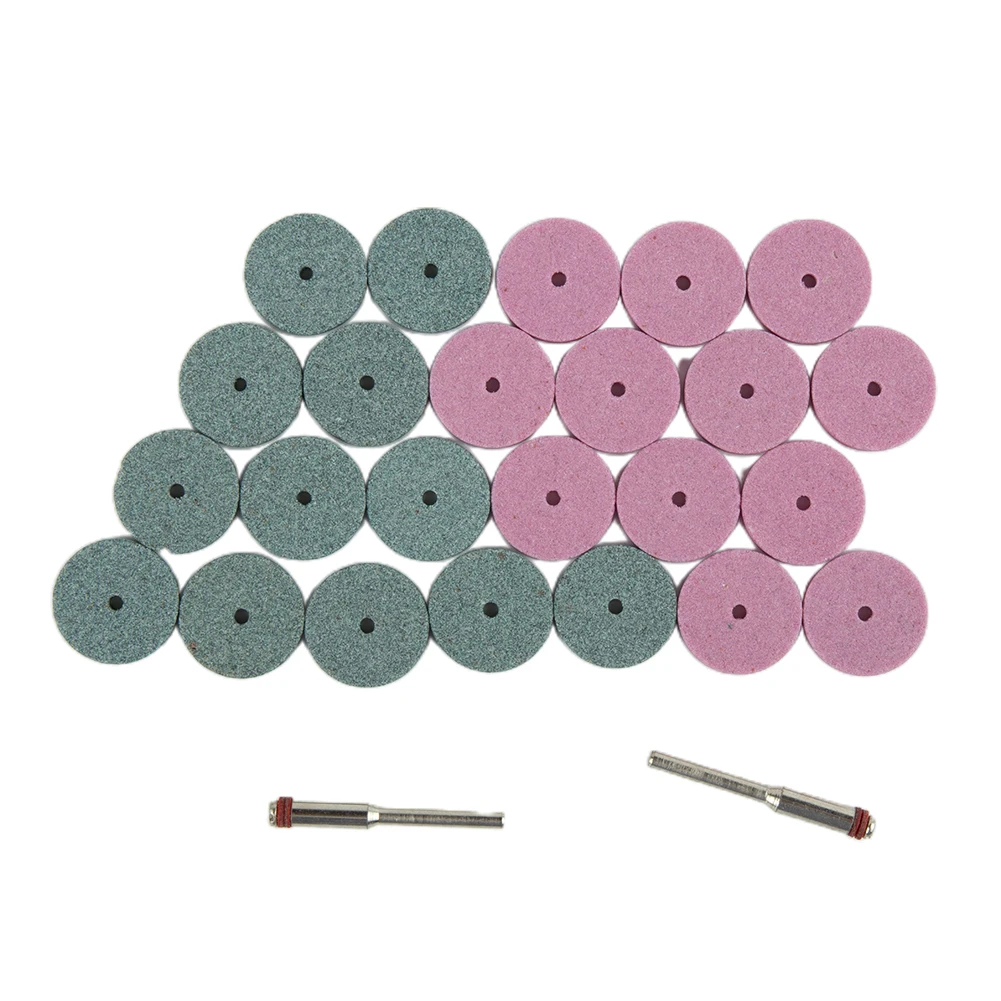 24Pcs 20mm Polishing Grinding Discs for Cordless Drills and Rotary Tools for Fine Detailing and Enhancement in Workshop