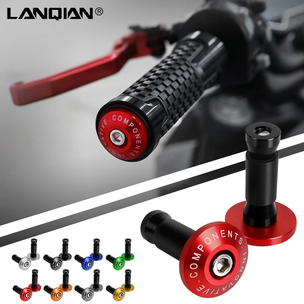 Motorcycle Handle End Bar Handlebar Grip Plug Cap For SUZUKI RMZ250 RMZ450 RMX450Z RM-Z250 RM-Z450 RM-Z RMZ 250 450 RMX 450Z