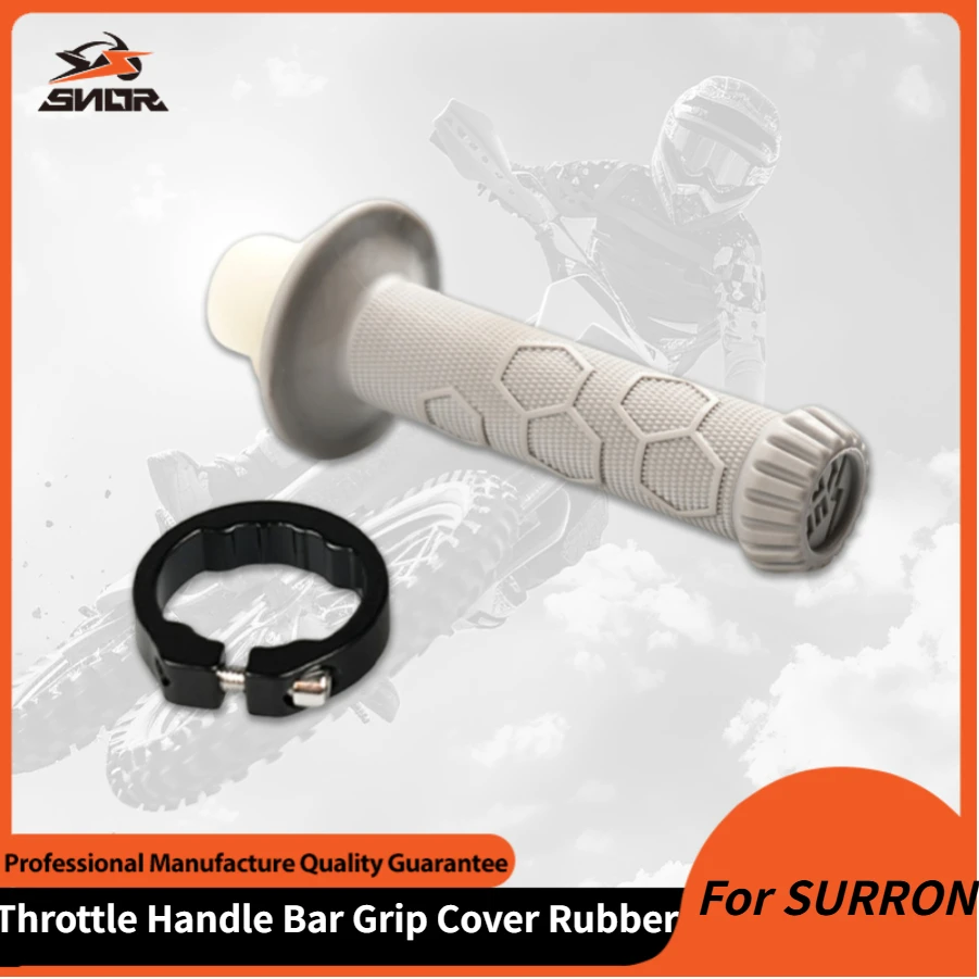 SNOR HYPER BEE Handlebar Throttle Handle Bar Grip Cover Rubber For SURRON  Pit Dirt Bike Motorcycle Electric Scooter Accessories