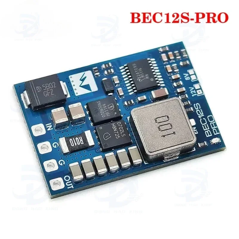 MATEK BEC12S-PRO 9-55V TO 8V/12V-5A Voltage Regulator BEC Power Module Overcurrent Protection Self-recovery for Drone