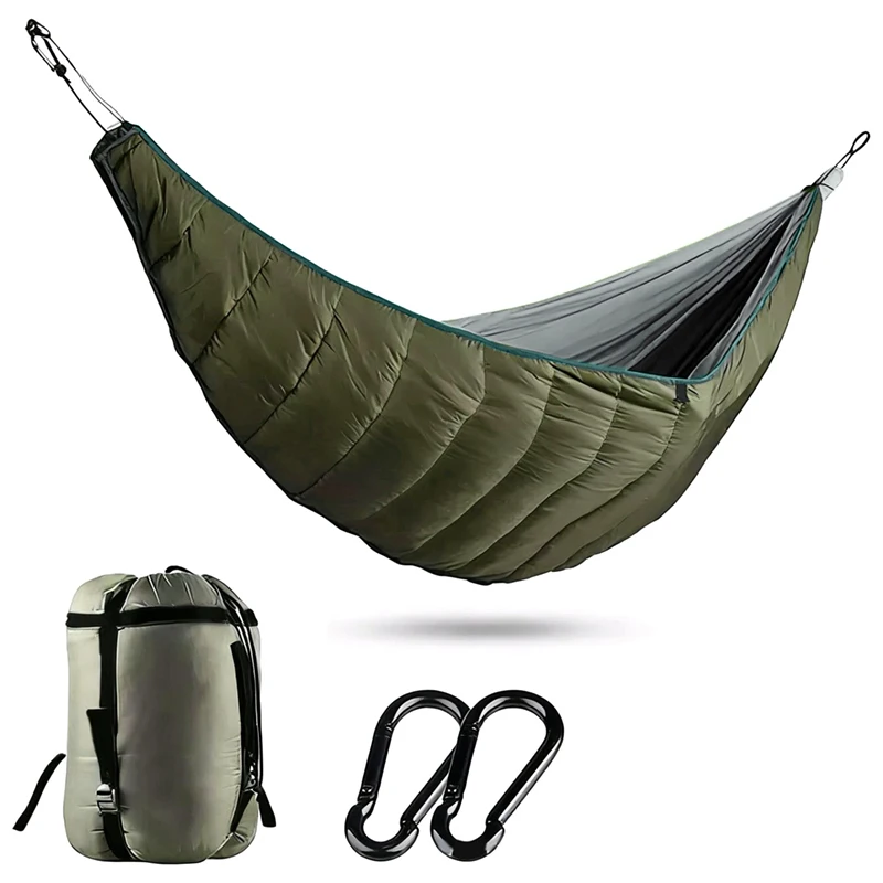 Outdoor Portable Hammock Camping Winter Cold Weather Warm Under Cold-Resistant For Camping HIking Travel Warm Blanket Sleep Bag