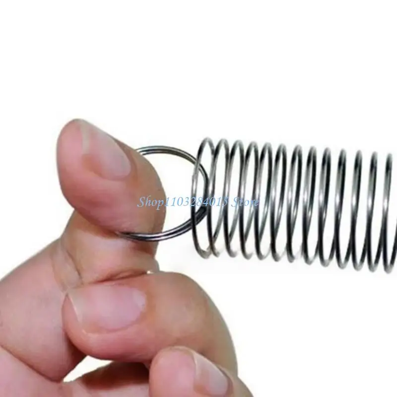 R6FF 5Pcs Physics Teaching Tool Metal Helical Springs Hooke's Law Experiment Supplies