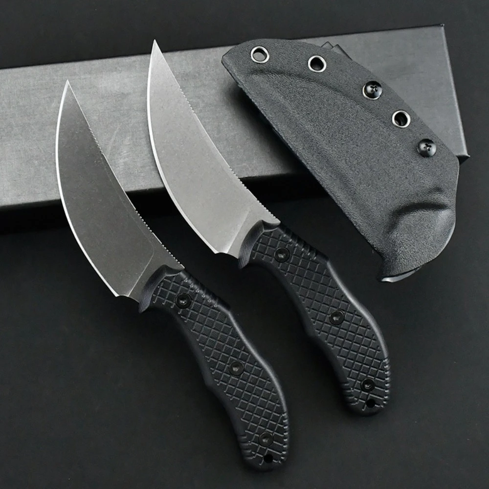 

Новый стиль, уличный охотничий нож, прочный нож с фиксированным лезвием, 5Cr13MoV, лезвие G10, рыболовный многофункциональный инструмент, EDC, нож с прямым лезвием