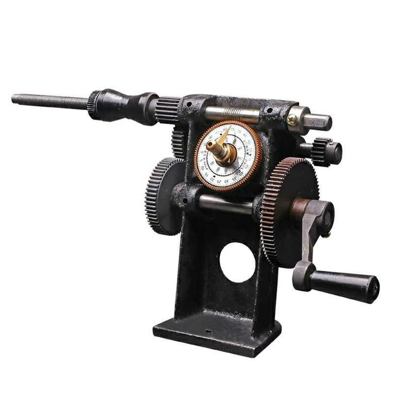 NZ-5 Manual Hand Crank Coil Winding Machine Cast Iron Pointer Counting Coil Winder Tool for Home Workshop