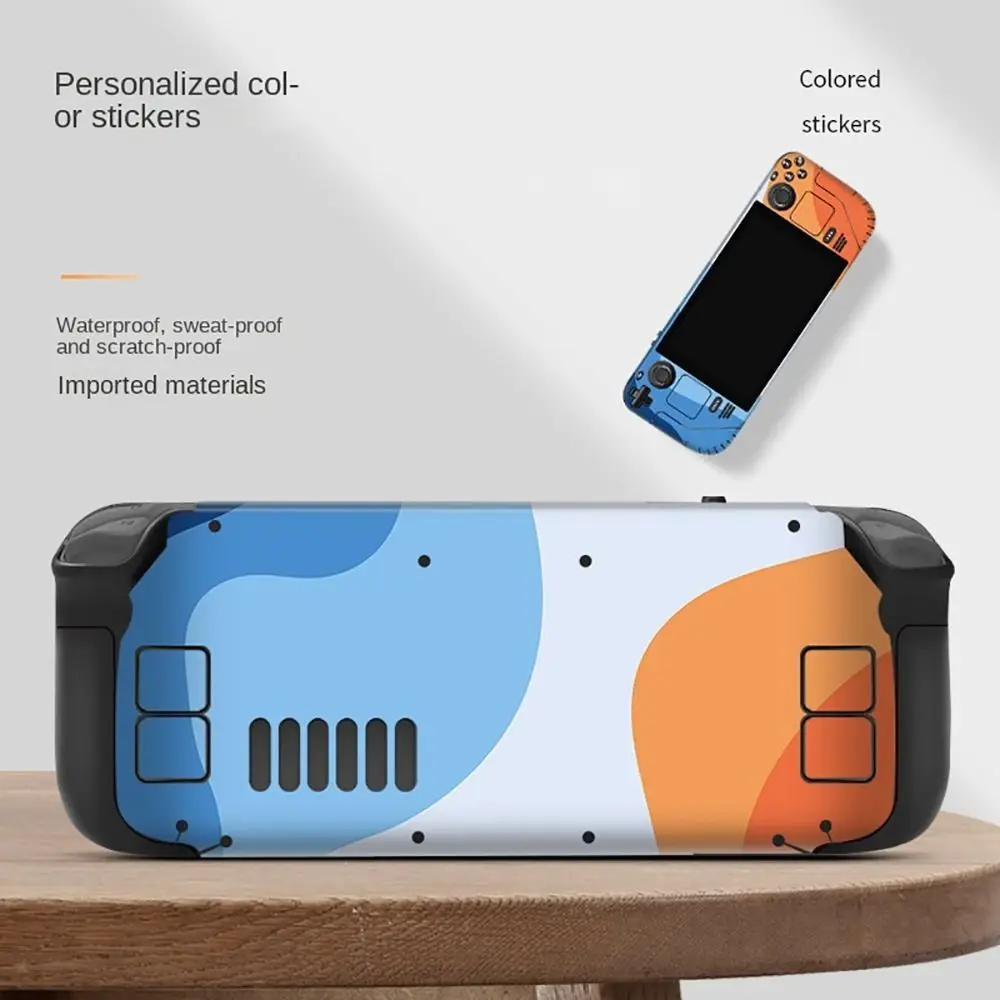 Full Wrap Game Decals Accessories Custom Protective Cover Game Controller Cover Anti-slip Gamepad Stickers for Steam Deck Game