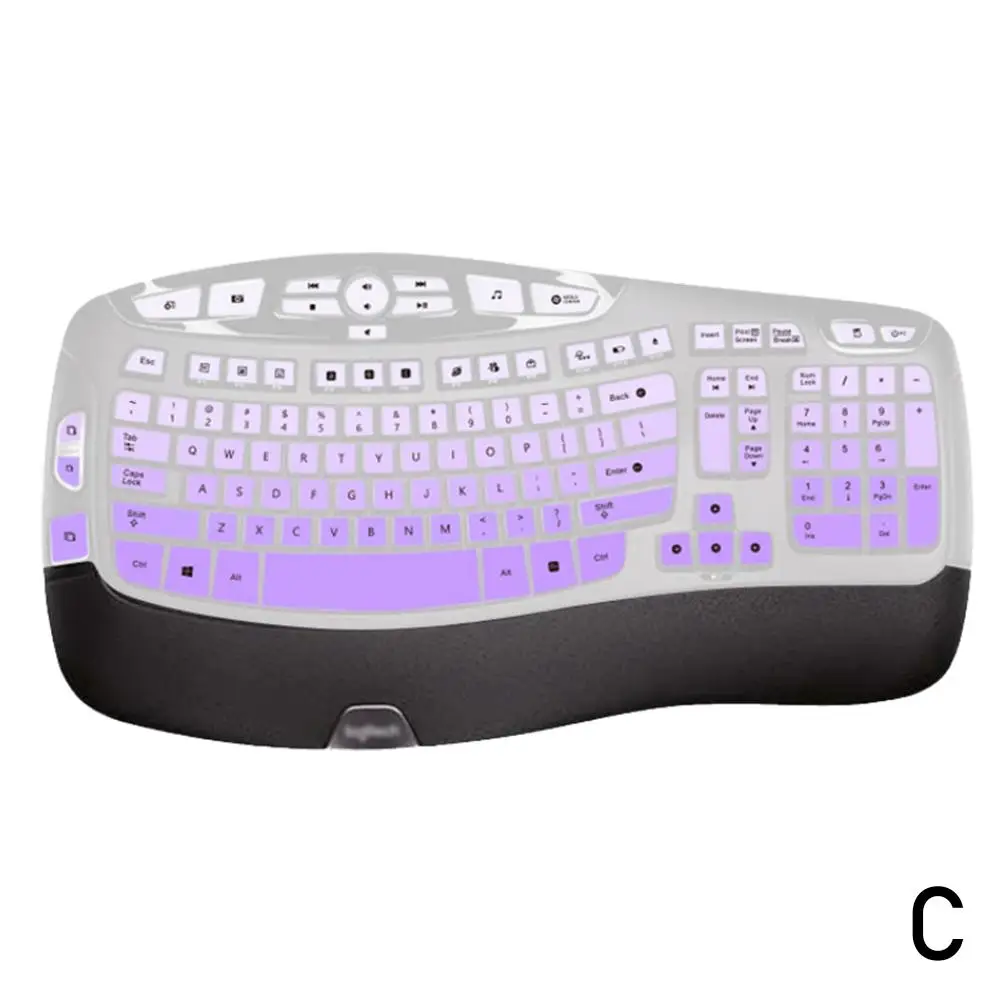 For Logitech M K350 Keyboard Protective Film For K350 Wireless Bluetooth Keyboard Silicone Keyboard Film Keyboard Accessori E2N0