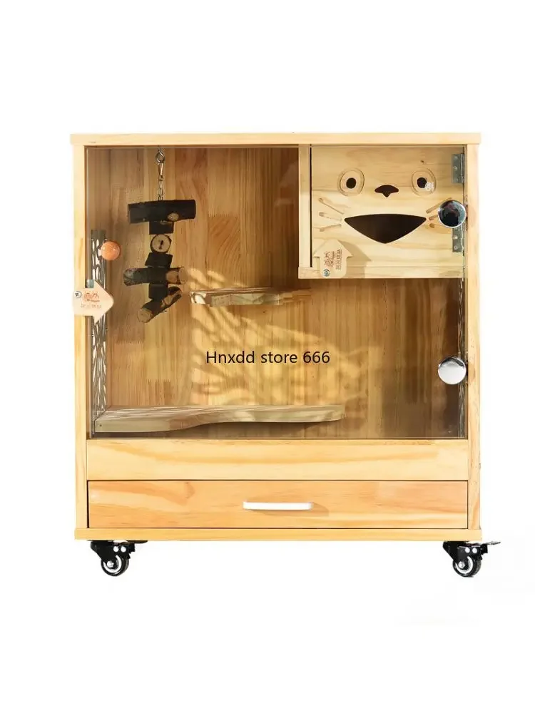 

Keeping box nest solid wood villa pet cage RU (Origin)