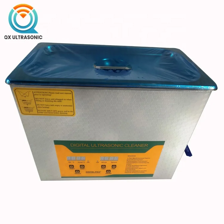 6L Electric New Industrial Digital 40kHz Stainless Steel Ultrasonic Cleaner for Jewelry and Dental Degreasing