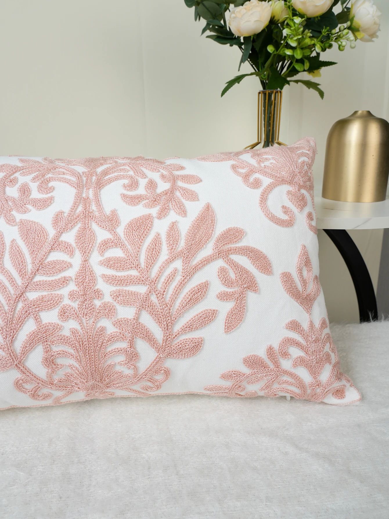 1pc, Mandala Floral Embroidery Home Decor Living Room Throw Pillow Case Throw Pillow Cover Without Insert