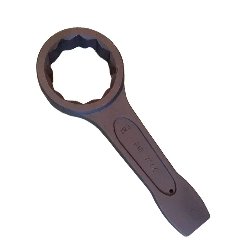 Hammer Slogging Ring Spanner Impact Box End Wrench Metric TUOKAEX 2000lb-ft OEM Service Small Quantity Accepted