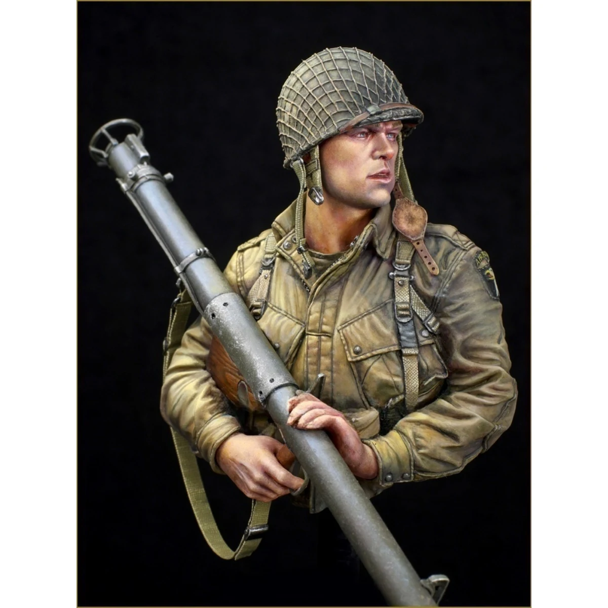 GK1/10 resin Half-length figure unpainted model kit, equipped with rocket launchers for the 101st Airborne Division of the US