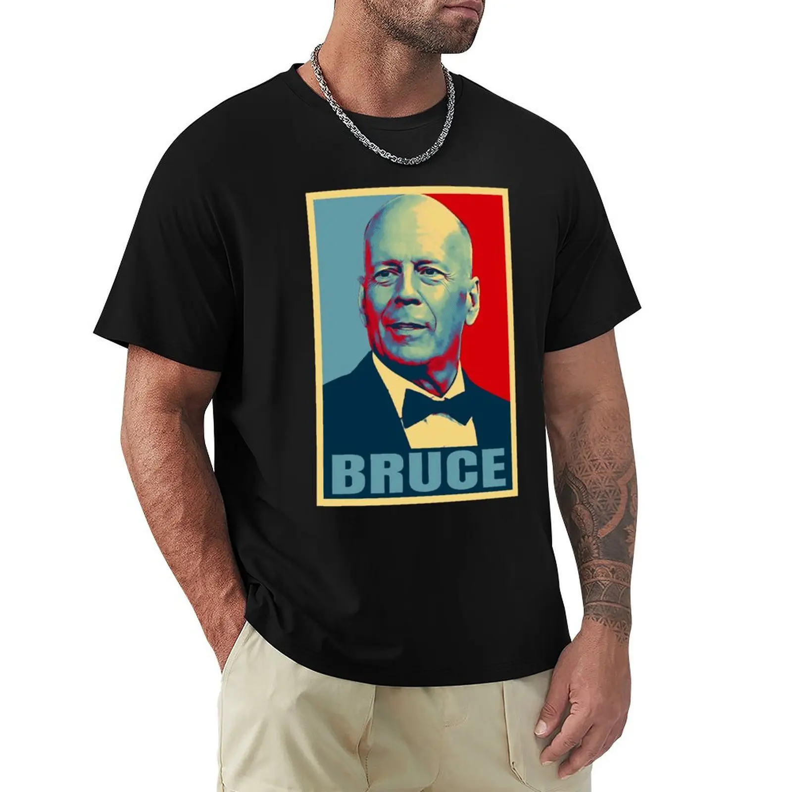 

Pop Art Bruce Willis T-Shirt Trend Art Print T-Shirt