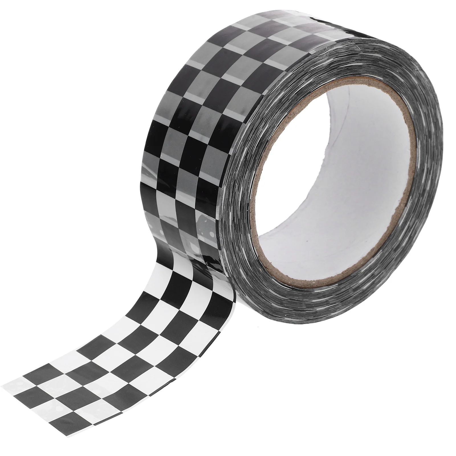 1 Roll Stylish Checkered Design Tape Reliable Adhesive Packing Tape for Delivery Boxes and DIY Gift Packaging Seal