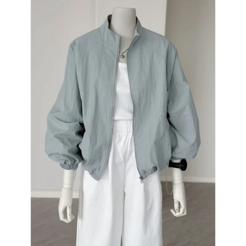 SMVP Sunscreen Clothes for Women Thin Coat Casual Jacket Spring and Summer Outdoor Leisure Versatile Sports Clip