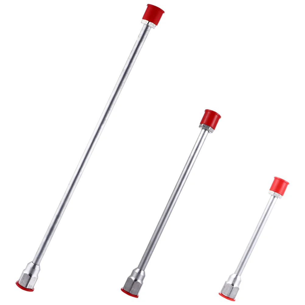 3 Pcs Sprayer Extension Pole Paint Accessories Rod for Airless Aluminum Alloy Pipe