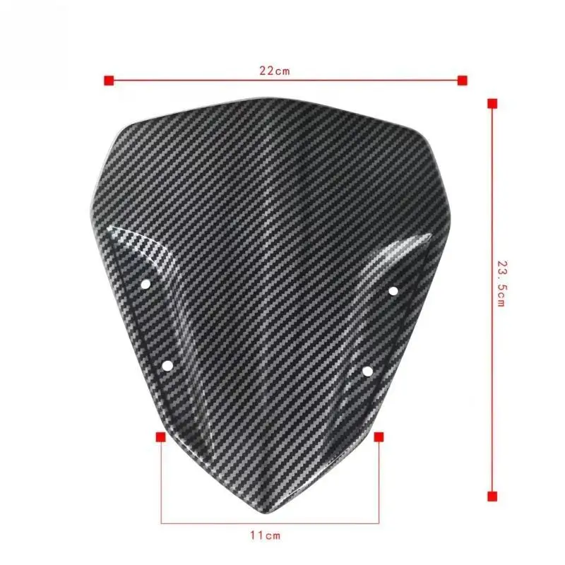 Front Windshield Visor Shatter Resistant 1Pcs Compatible with NVX 155 Aerox 155 V1 V2 V3 Motorcycle
