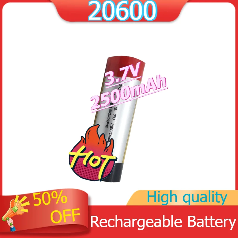 

20600 Lithium Rechargeable Battery for Reading Pen Capacitive Pen Magnification Type Toys Batery 3.7V 2500mAh