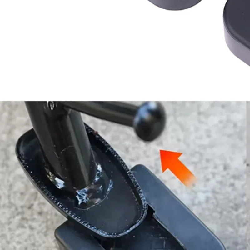 1/2Pcs Motorcycle Footrest Pad Soft For Scooter Support Rod Anti-slip Rubber Pads Motorcycle Base Bracket Extension Foot