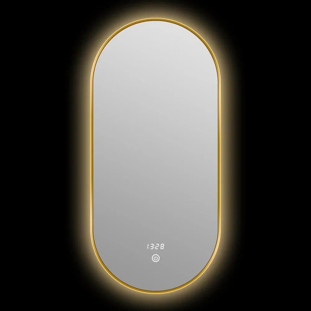 

Full Light Touch Control Bath Mirrors Bathroom Smart Luminous Haircut Mirror Hanging Espejo Con Luz Led 거울 Mirror with Light