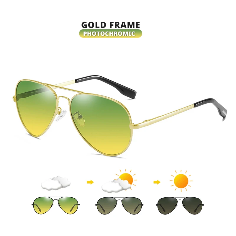 LIOUMO Pilot Photochromic Sunglasses Unisex 6