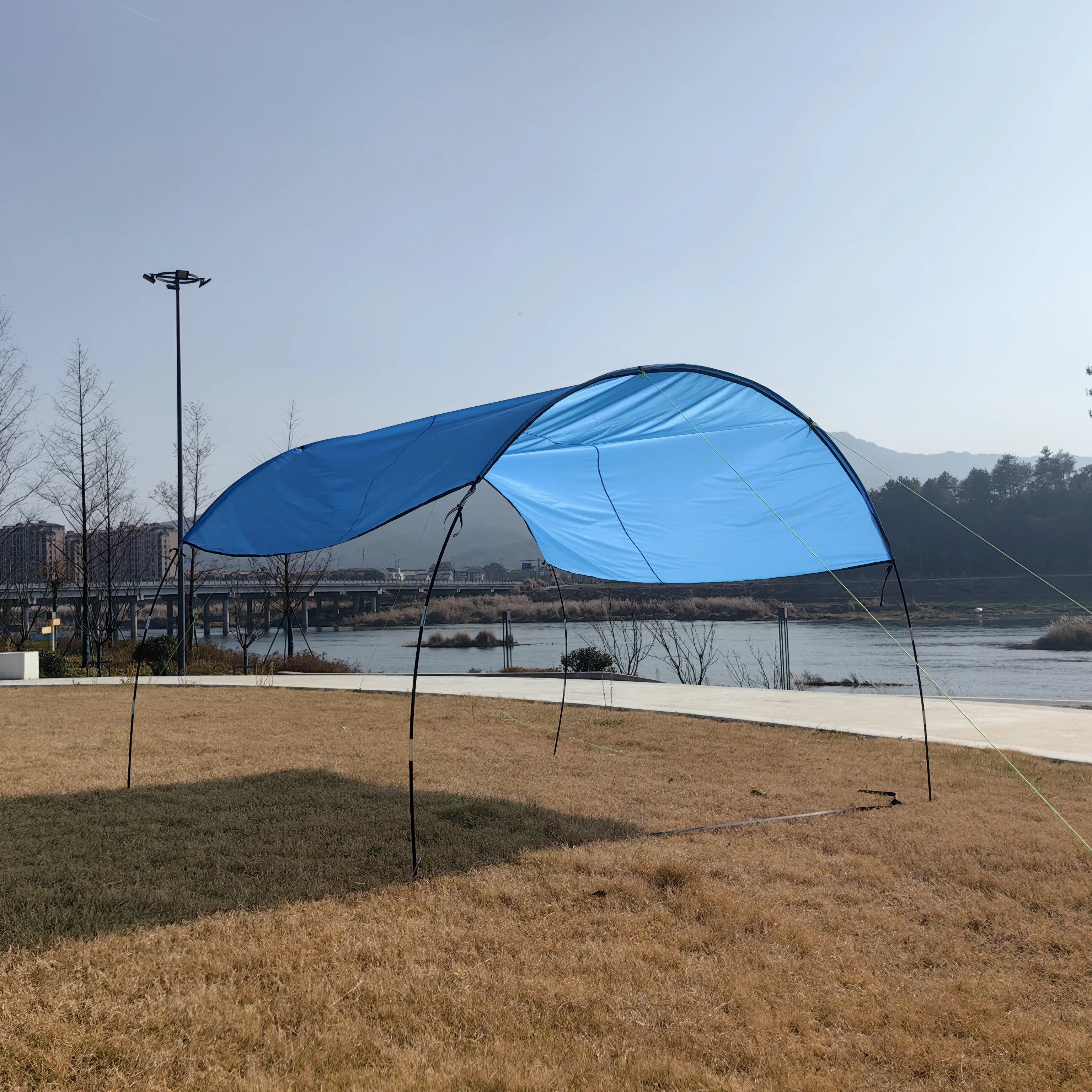 ม่านบังแดดชายหาด,เต็นท์ชายหาดพร้อมสมอทราย,ม่านบังแดดหลังคาแบบพกพา,ที่บังแดดชายหาดกันลมติดตั้งง่ายหลังคาชายหาด