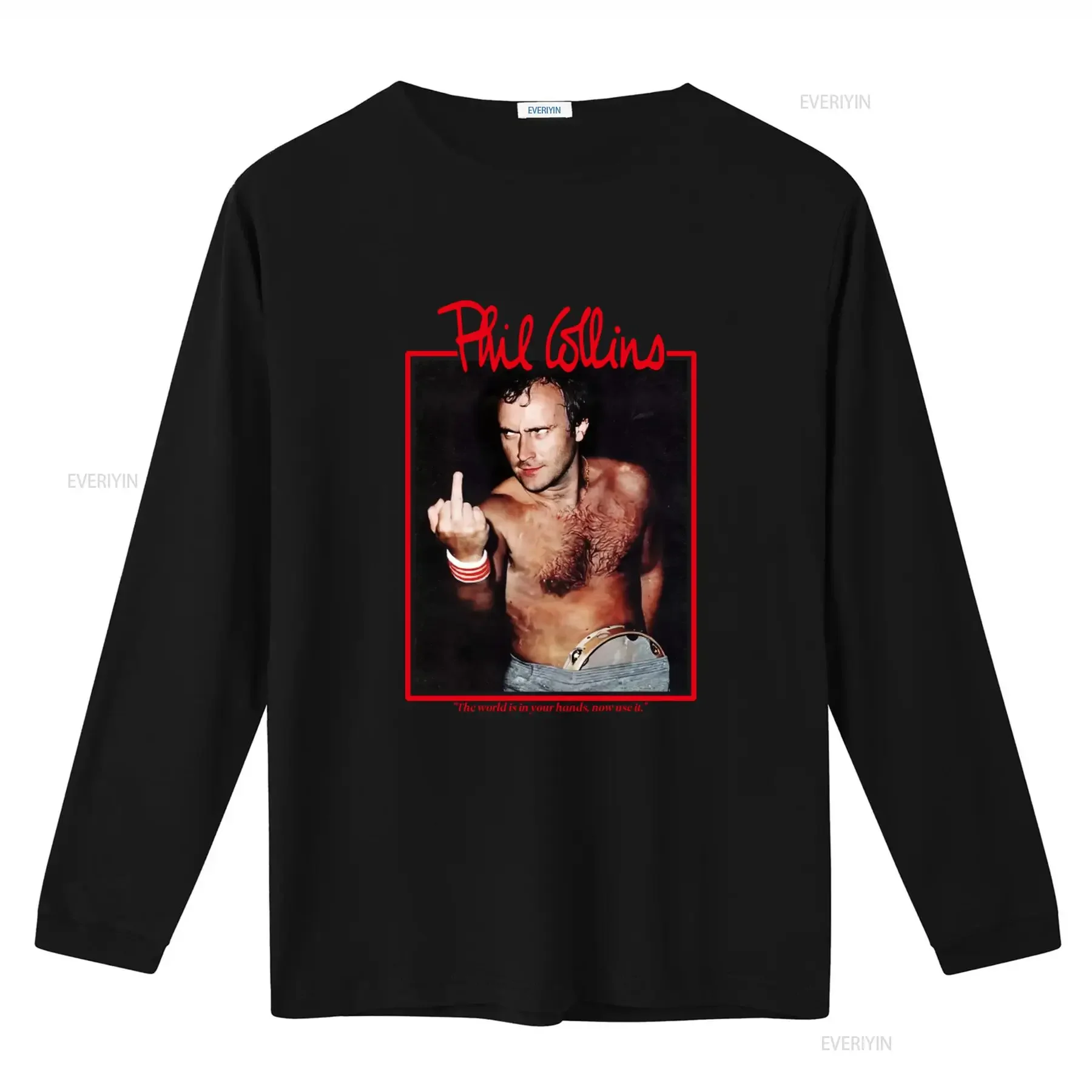 Vintage 90s Phil Collins T Shirt Iconic Rock Star Design Perfect for Music Lovers vintage Washed graphic Breathable Comfortable