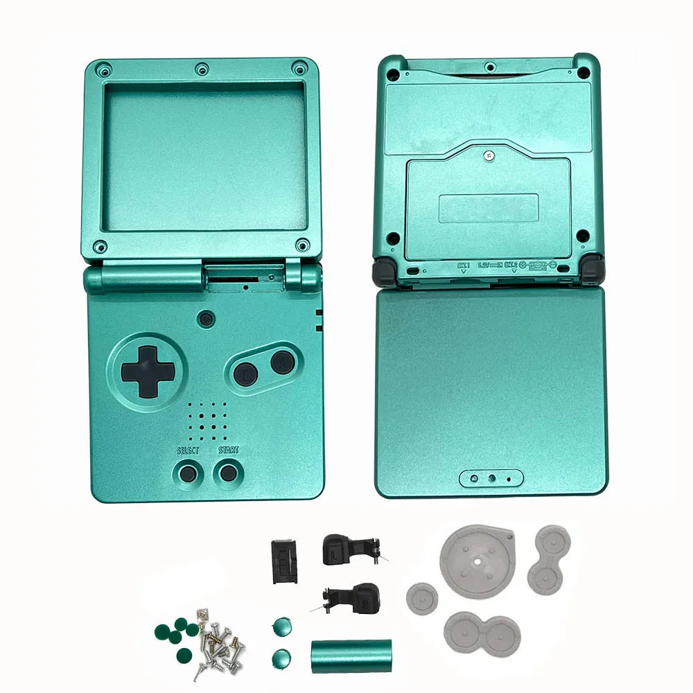 New Shell Case for GBASP Housing GBA SP Shell with Buttons Sets Replacement for Gameboy Advance SP Game Accessories