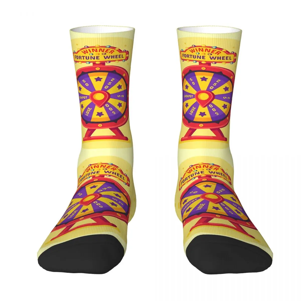 Wheel Of Fortune Sock Printed Man Polyester