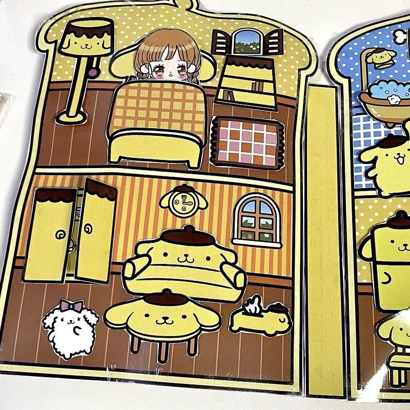 Creative Pudding Dog House Game Quiet Book Kneading Early Educational Toy Handmade Decompression Toy DIY Material Bag