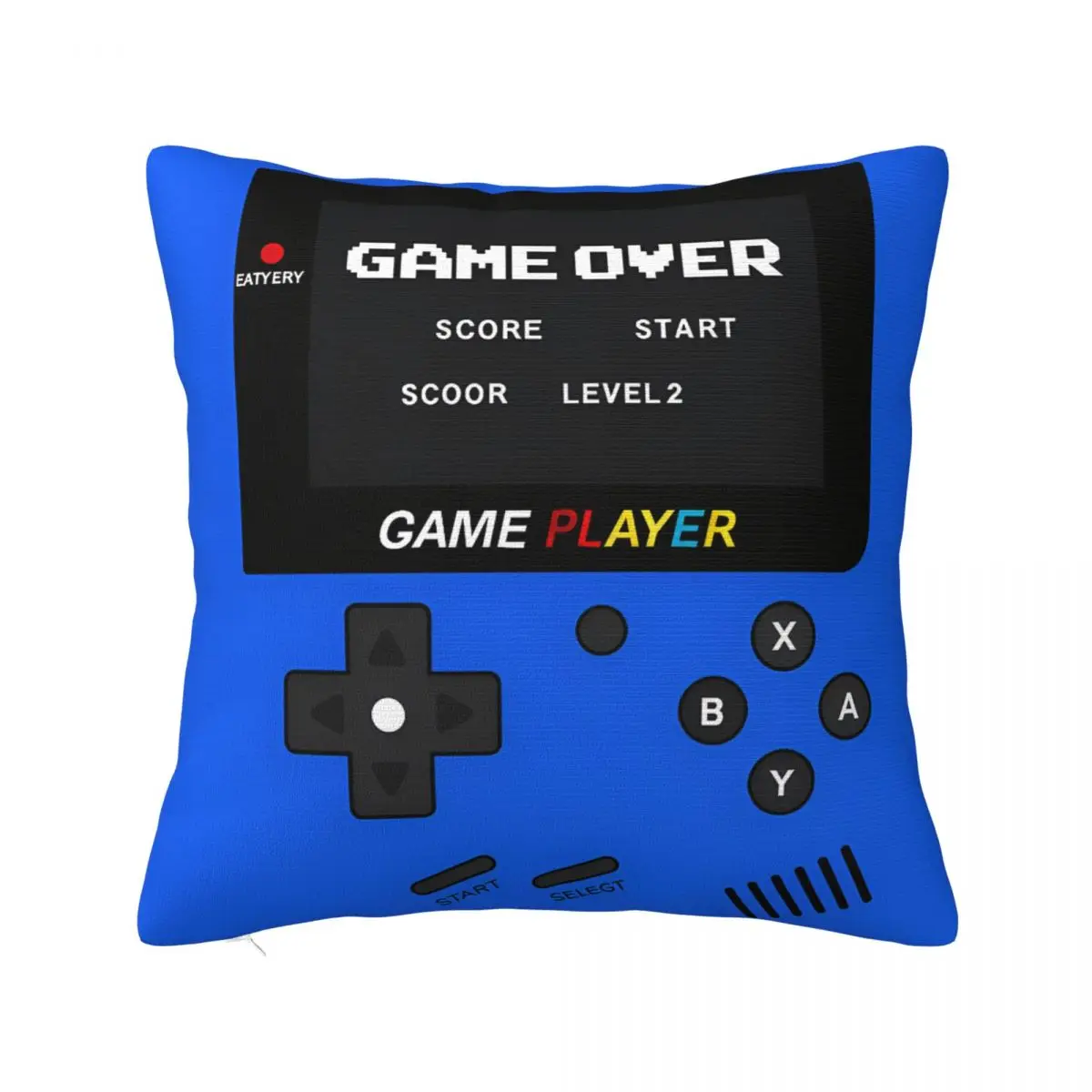 Games Console Pillowcase Polyester Cushion Cover Gift Gamepad 80s Throw Pillow Case Cover Bedroom Zipper 40*40cm