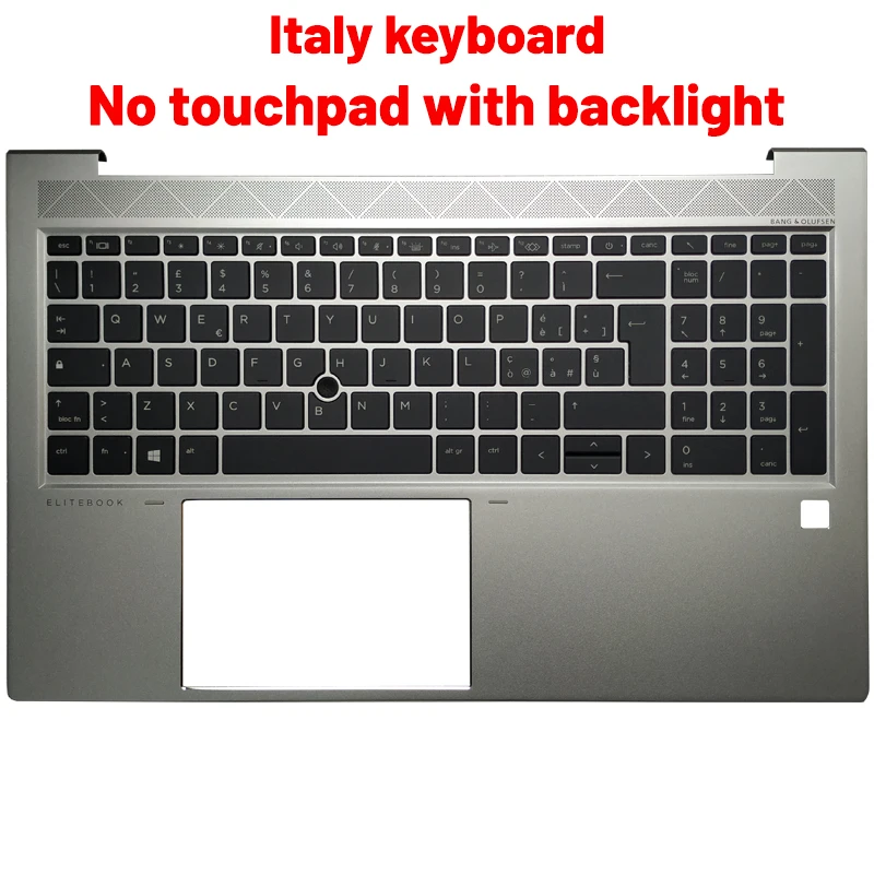 Imagem -04 - Teclado Retroiluminado para hp Elitebook Itália Francês Eua Russo Brasil e Espanhol Capa Superior g7 850 g8 855 g7 855 g7 855 g8