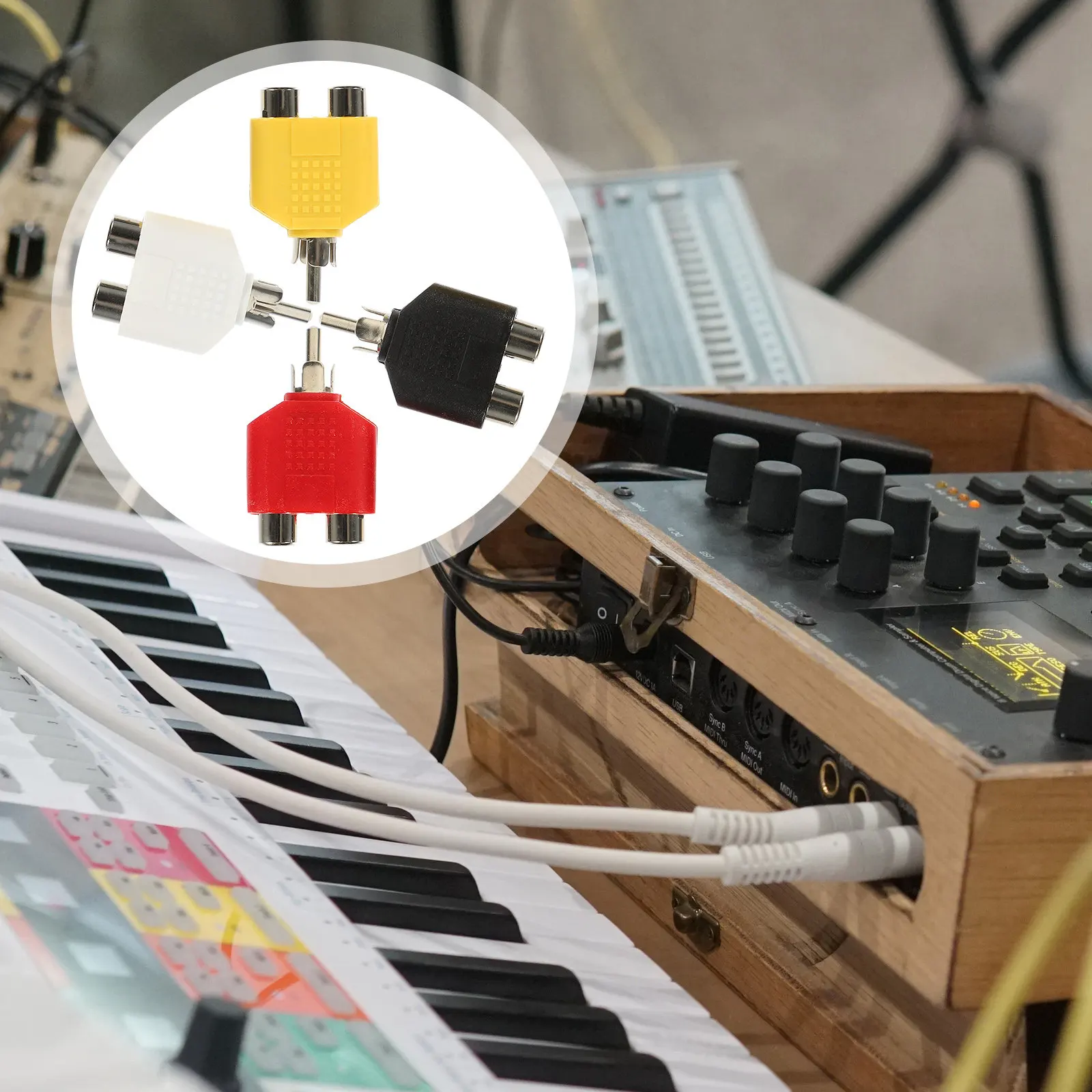 4Pcs Y Type Audio S…